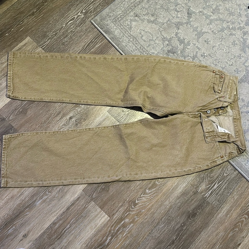 Levi’s 501 tan baggy jeans size 26
